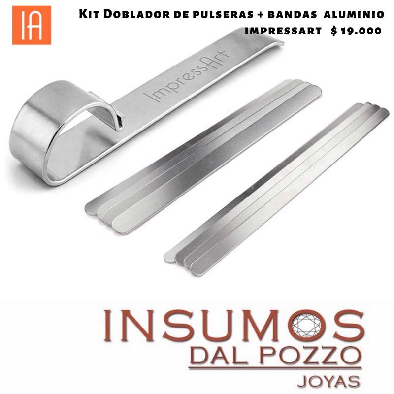 Kit doblador de pulseras + Bandas de Aluminio IMPRESSART