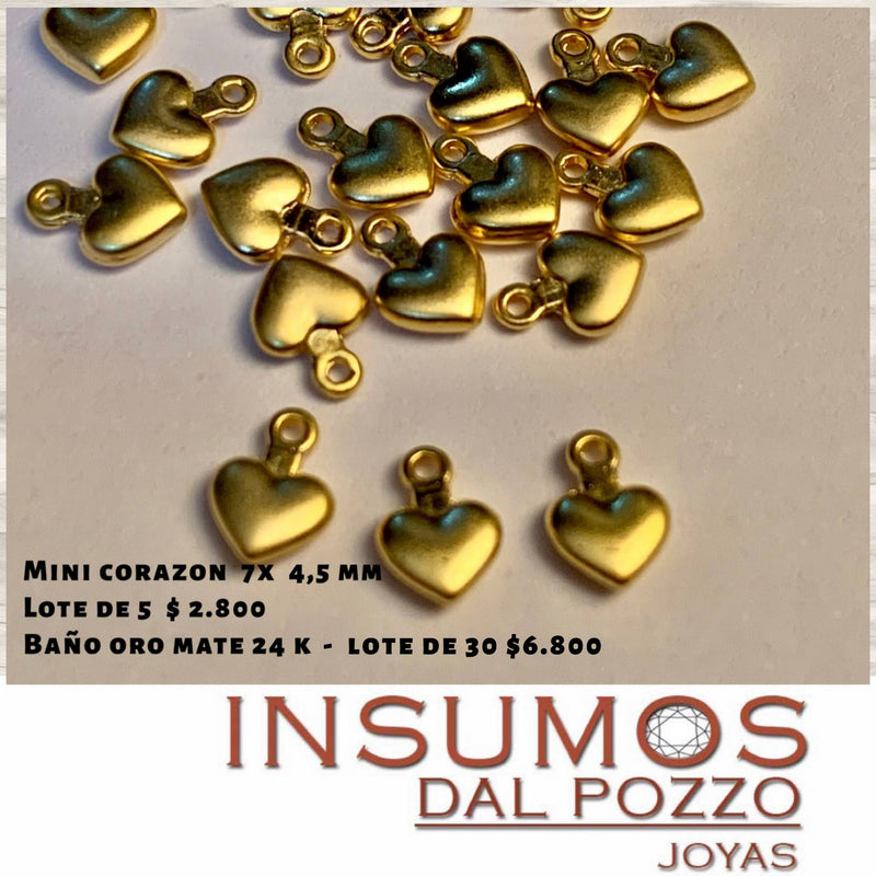 Pendiente Charm Mini Corazón