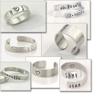 Banda Anillos Aluminio 7 9 Talla Americana 5 7 mm x 6 3 mm