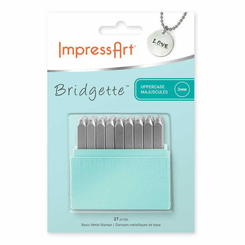 Abecedario Bridgette 3 mm Mayúsculas Impressart