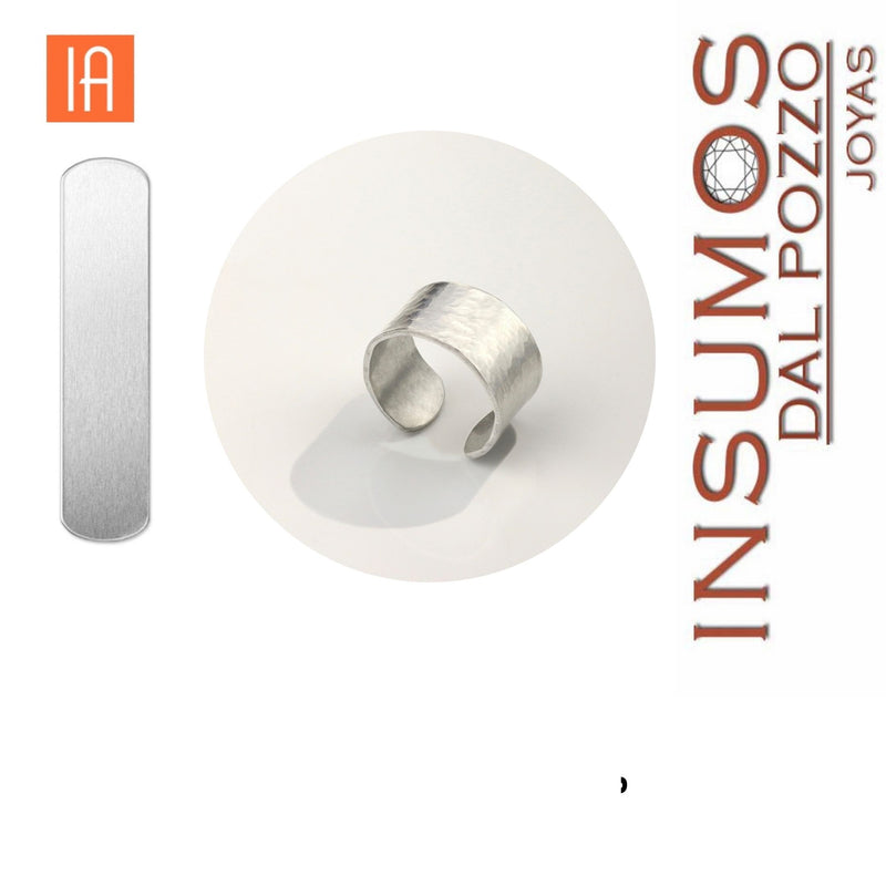 Bandas Anillos Aluminio 7-9 Talla Americana 5,7 mm x 12 mm